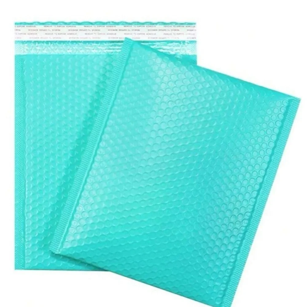 5pcs Solid Color Bubble Mailer Bag, Simple Multi-purpose Waterproof Self…